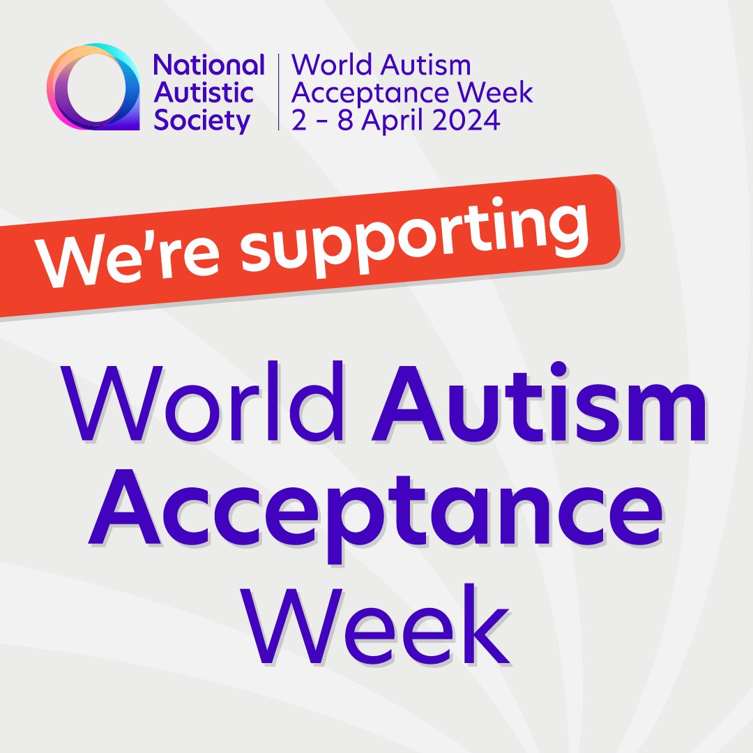 Today is the beginning of Autism Acceptance Week, an important week as autistic people face discrimination in different areas of life. The National Autistic Society offer a wide range of advice and guidance on autism here: lght.ly/m3nikag #AutismAcceptanceWeek @Autism
