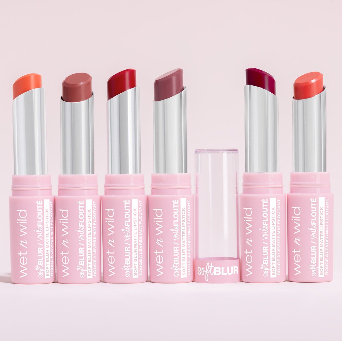 Achieve a spectrum of color with Soft Blur Matte Lipsticks 💄 Start with semi-sheer, soft pigment ➡️ Build to richer color, all with a gorgeous matte finish.⁠ ⁠ Get them @target @walgreens @cvspharmacy and shop our #Amazon store at #LinkInBio #wetnwildbeauty #crueltyfree