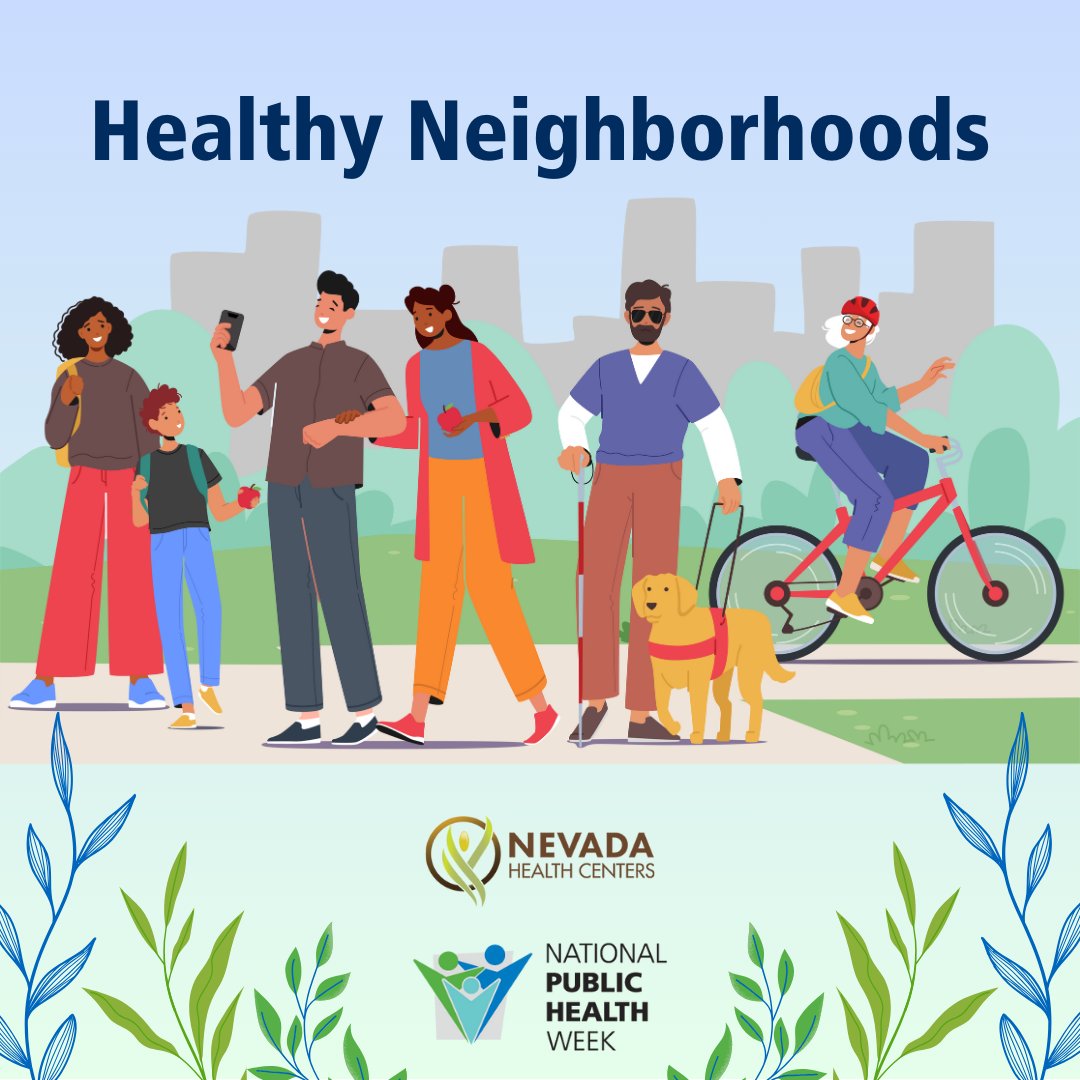 🏡💚 Today we're shining a light on the importance of  healthy neighborhoods! 🌳
Communities thrive when they're designed with health in mind. From accessible parks and green spaces to safe streets for walking and biking. 
#HealthyNeighborhoods #NPHW2024  🏡💚