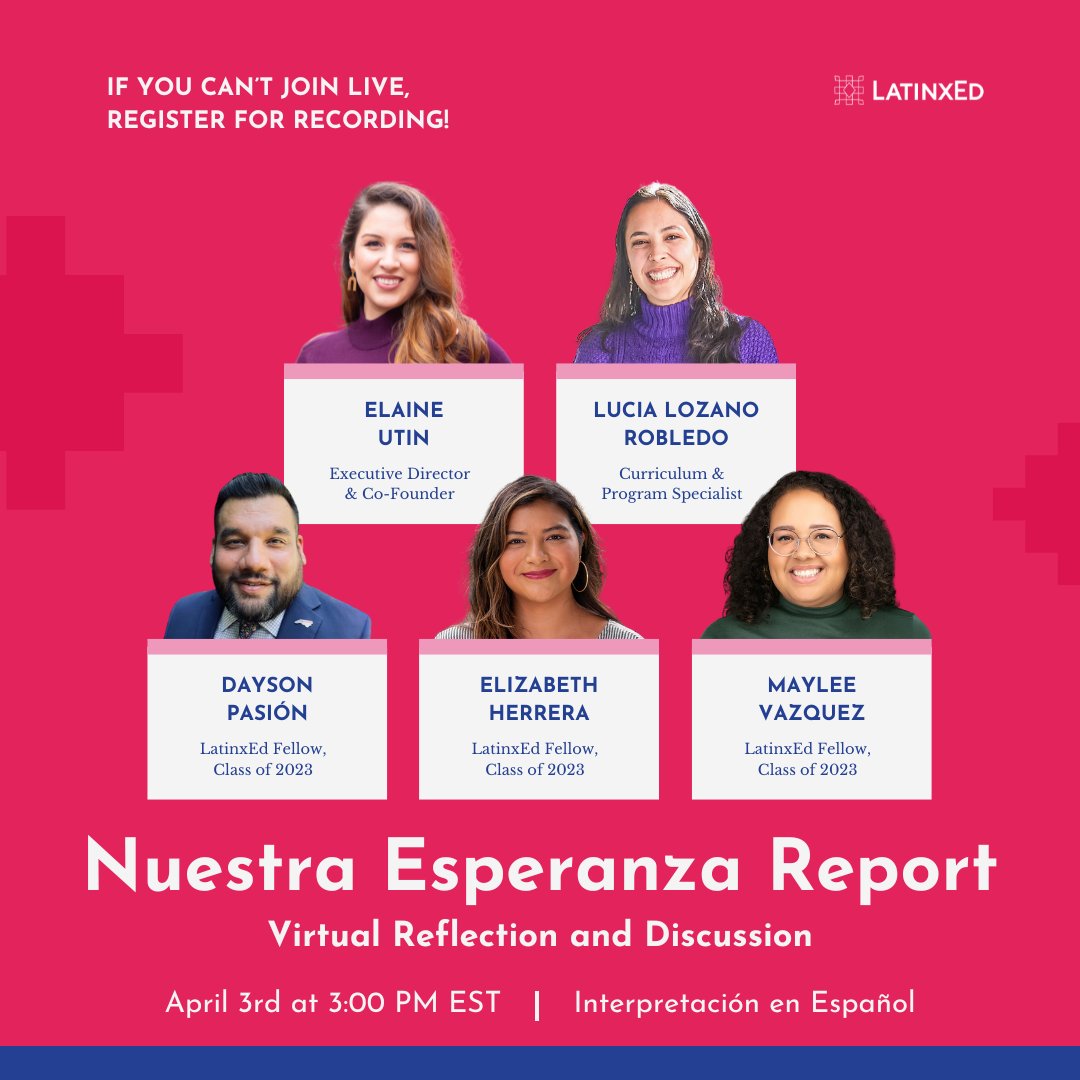 👂️ Have you heard? We are releasing Nuestra Esperanza TOMORROW! l8r.it/IvGb

🔥 Want to be one of the first people to read our report? Sign up to our webinar tomorrow at 3pm EST.

🌱 If you can't join us live, no worries! Register to get the recording guaranteed.