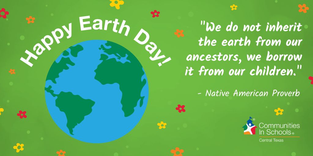 Empower the next generation this Earth Day through education and action! Let's teach our children to be stewards of the planet and inspire them to create positive change for a sustainable future. 🌱🌎 #CommunitiesInSchools #EarthDay #SocialWork #TxEd #Education #Texas