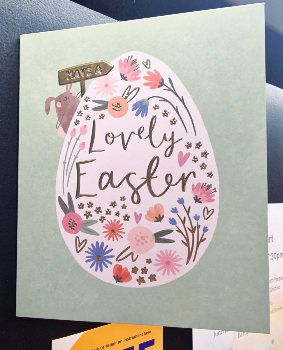 Thank you @carinaudriste for the lovely card! Hope everyone's had a nice Easter weekend! 🐰🐣🪻🪷🌷 #easter #card #happyeaster #flute #fluteworld #fluteplayers #flutesection #flutelessons #flutist #flautist #flutestudent #fluteteacher⁠ #headjoint⁠