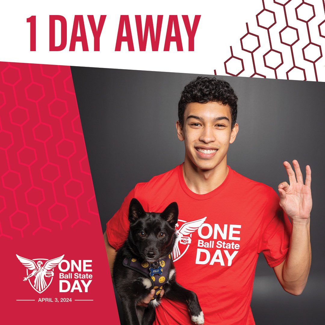 Tomorrow is the day! Spread the word about One Ball State Day! Starting at midnight, you can donate to the CPSY department at the link here — oneballstate.bsu.edu/counseling 

#bsu #bsucpsy #OneBallState #OBSD