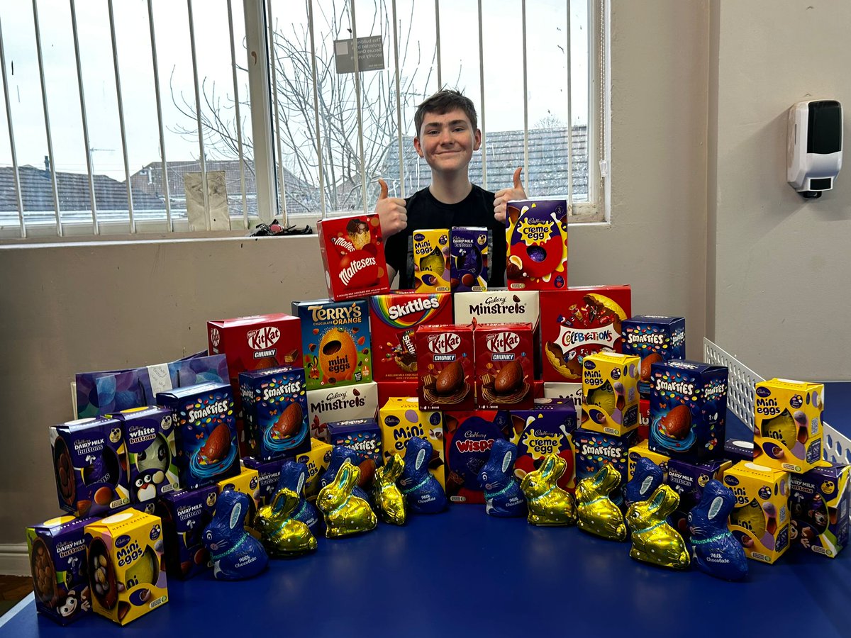 We hope Eyres Monsell Club for Young People enjoyed their Easter eggs!  The charity was overwhelmed by the generosity of our students and staff. One of our Student Council members suggested this charity as they volunteer with the group! Thanks to all involved!