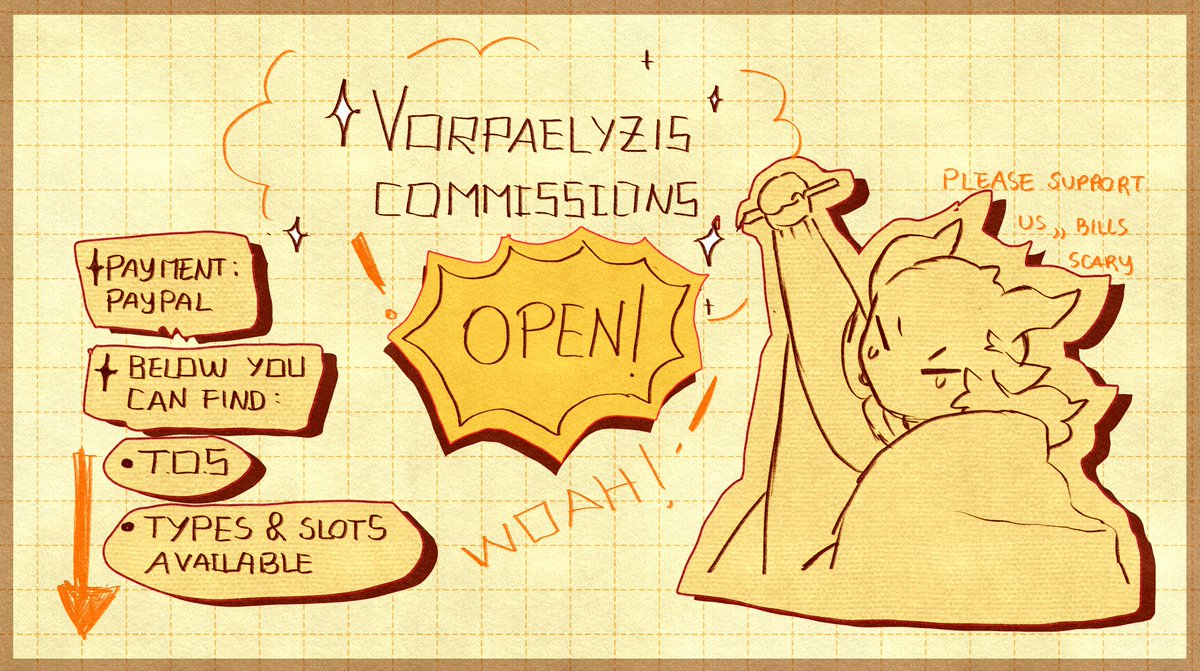 📯♦️COMMS OPEN!♦️📯 ✨we are back!! with more slots! DM or email to claim one! 🌱consider rt to support! thank you !!