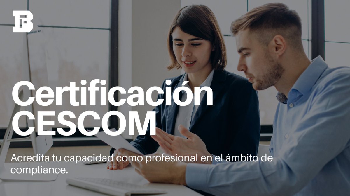 befinanceschool's tweet image. Consigue tu #certificaciónCESCOM y acredita tu capacidad como profesional en el ámbito de #compliance 

¡Actualiza tus conocimientos y destaca en el mercado laboral con #CESCOM ahora 👉 bit.ly/3UNsoZo ! 

#befinance #finanzas #befinanceschool