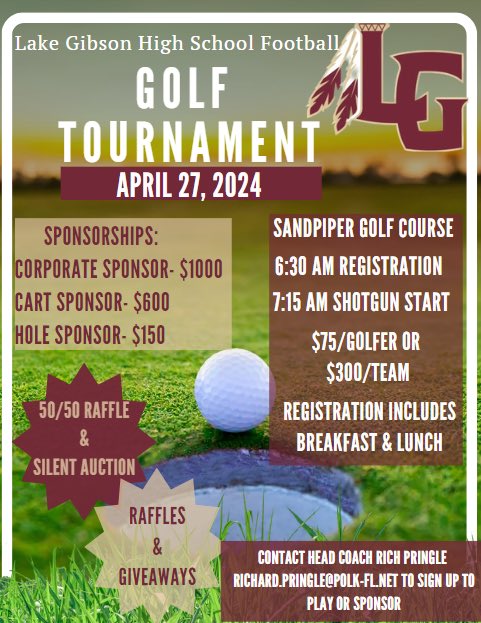 Still time to sign up as a player or sponsor! #BOE @LGHSOfficial @CoachRPringle