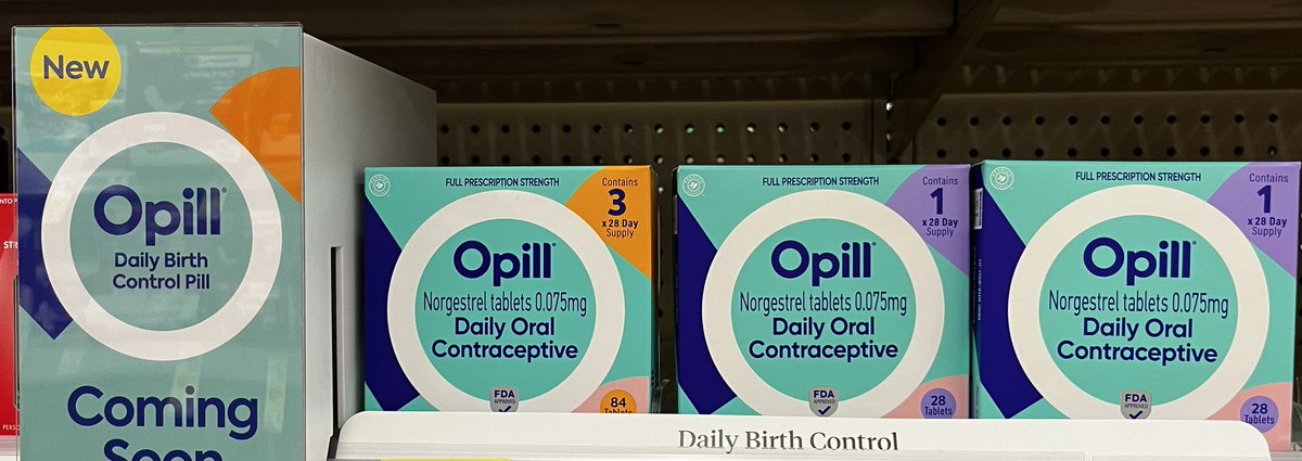It’s officially on the shelves!  Hormonal #birthControl available #overthecounter increases access to #pregnancy prevention measures. A significant win for #reproductiverights giving women another choice without the barrier of seeing a healthcare provider.
