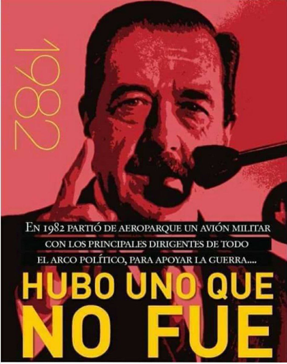Hubo uno que no fue. Porque Alfonsín entendió que la única via de reclamo de Malvinas era diplomática y era el manotazo de ahogado del ultimo dictador borracho y atroz. Mis respetos a las victimas de la guerra, a esos jovenes que le deshicieron la vida y las ilusiones.