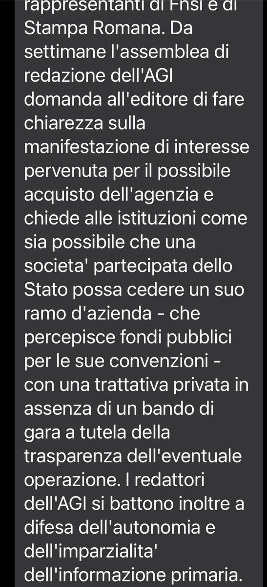 geascanca's tweet photo. Domani i colleghi dell'Agi, oggetto di una trattativa indegna, hanno indetto una manifestazione tra le 11 e le 13 a Roma, piazza della Rotonda.
Esserci è importante. https://t.co/VCKtcse4Qm