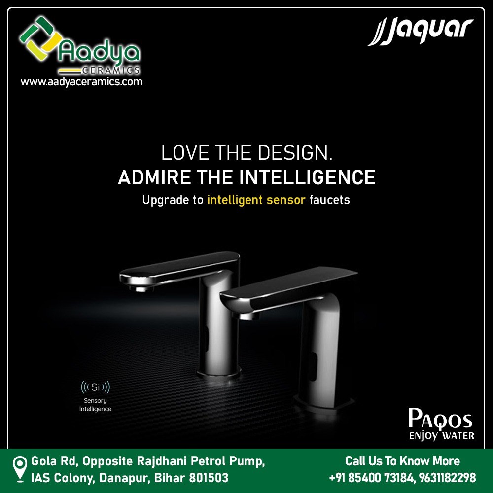 Experience elegance and innovation with our sensor faucets. #SmartDesign #IntelligentLiving .

Call us:- + 91 8540073184, 9631182298
Visit us aadyaceramics.com

#FaucetUpgrade #StyleRedefined #bathtubes #simplicity #faucets #Jaquarfaucets #aadyaceramics #Patna #Bihar