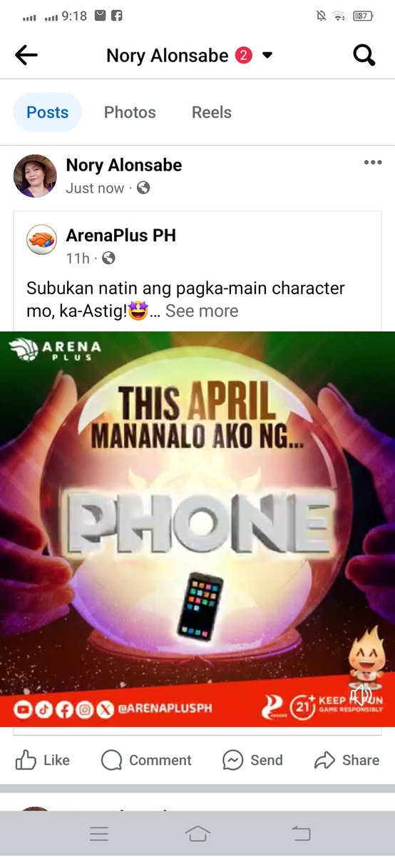 noryalonsabe1's tweet photo. @arenaplusph #ArenaPlus
#AstigSaSports
#KasamaKaSaPanalo https://t.co/BT2JqzLdNm