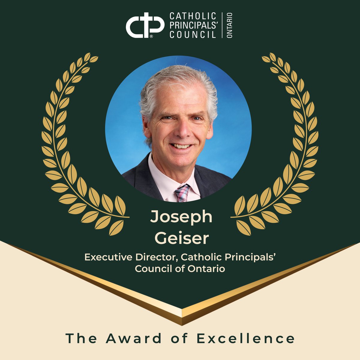 A big shoutout to our very own Joe Geiser! @joegeiser Thank you for your dedicated service to the Association and exemplary leadership. #CPCOConference2024 #CatholicEducation