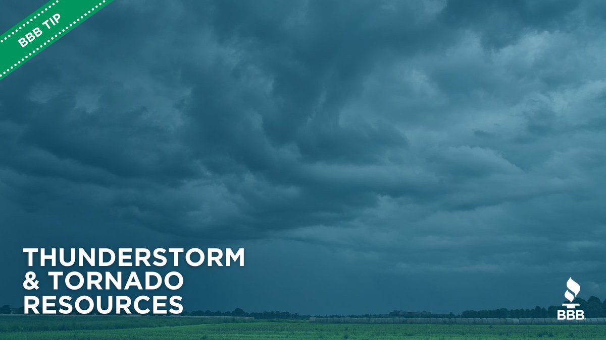 With wishy-washy weather, BBB of the Upstate wants to make sure you're prepared ⛈️

Thunderstorm &amp; Tornado HQ: bit.ly/3xiqiaf