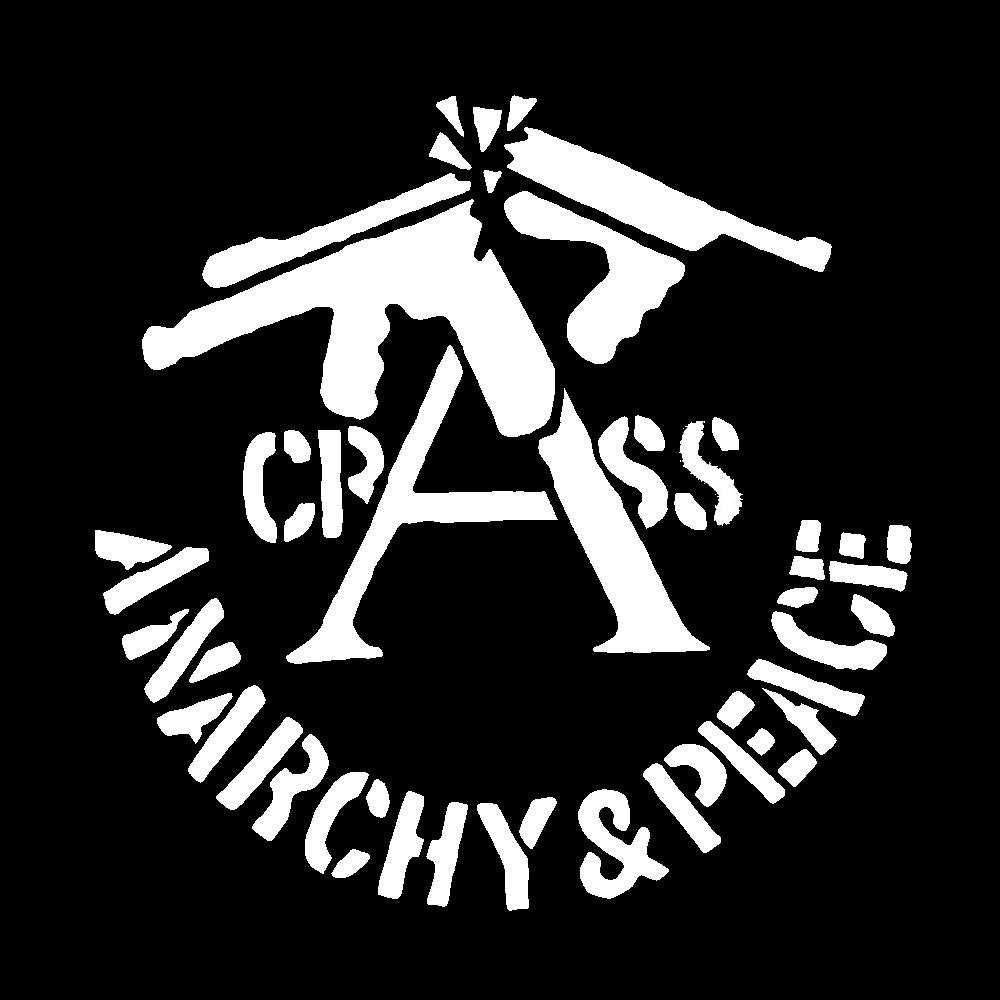 Crass fue una banda anarcopunk inglesa que estuvo activa entre 1977 y 1984. La música fue una excusa para su activismo que iba mucho más allá de las canciones. Ejercían el DIY como nadie en aquellos años, autoeditandose y tocando en conciertos benéficos por distintas causas.