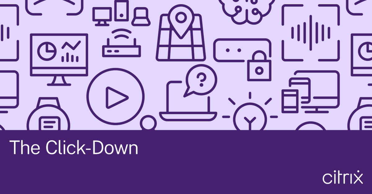 Whether you are new to Citrix Workspace Environment Management or a veteran, in the latest episode of The Click-Down you'll learn what WEM is and how it can help optimize resources, reduce logon times, and improve user experience. Tune in here: spr.ly/6016ZeE1C