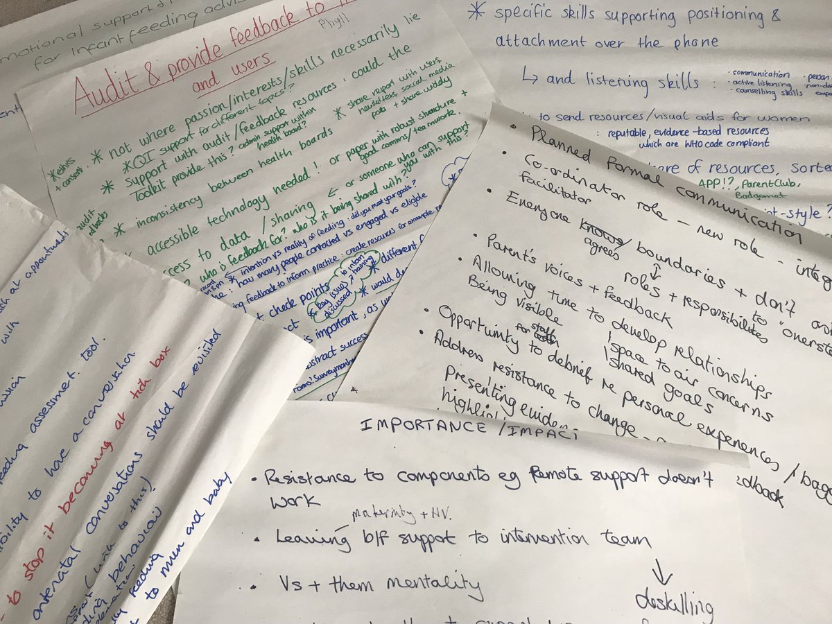 What a busy day we had last week, working with Infant Feeding Advisors, midwives, breastfeeding peer supporters and parents across Scotland to develop the Action4Breastfeeding Toolkit. Fantastic to share experience, insights and support <a href="/UoDHealthSci/">School of Health Sciences, University of Dundee</a> <a href="/AlisonMcFDundee/">Prof Alison McFadden</a>