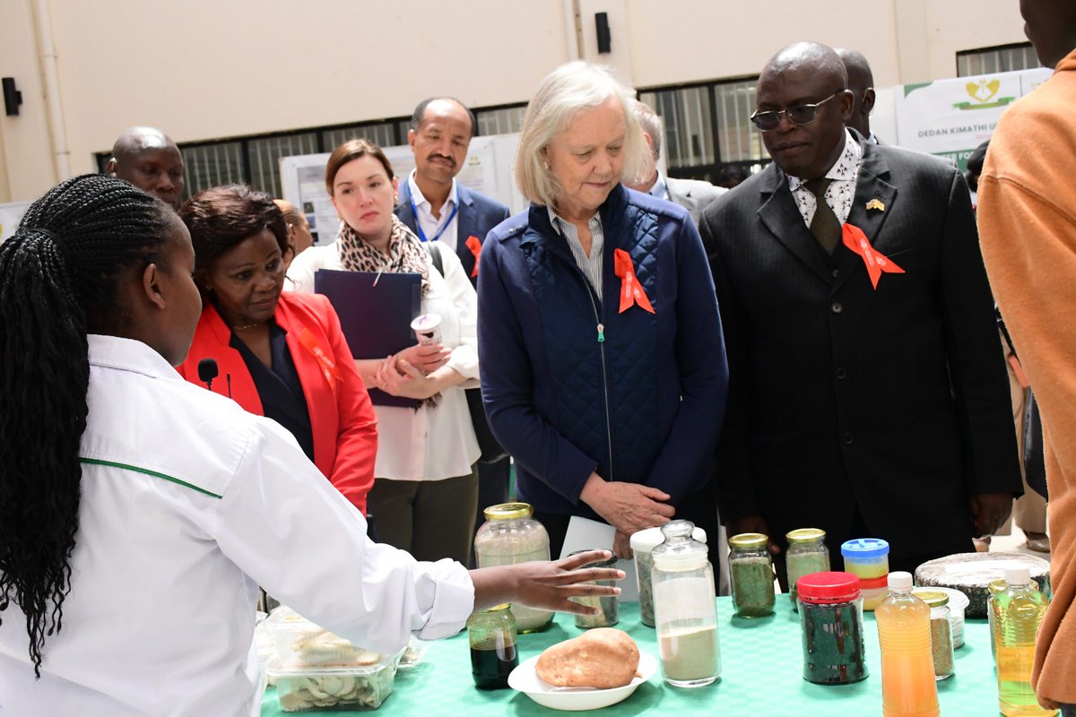 The Centre for Food Safety and Naturopathy (CeFoNa) showcased its products during the visit by the United States Ambassador to Kenya, Meg Whitman.

 #FoodSafety #Naturopathy #CeFoNa #HealthyLiving #HealthAndWellness #NaturalProducts #HolisticHealth