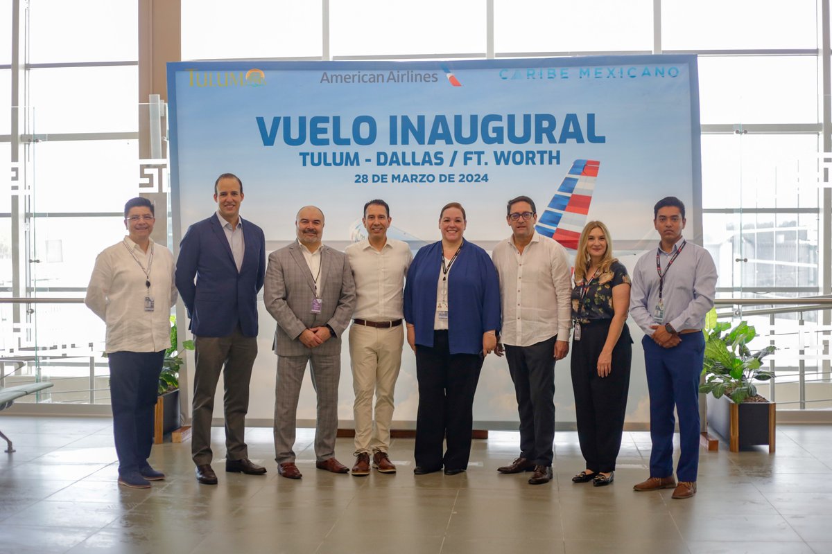 swissportNews's tweet photo. 👀 #Swissport kicked off its operations as the first and only airport #groundservices 🦺 provider upon the launch of international air traffic Tulum's newest airport in Mexico. 👋🇲🇽 👉 https://t.co/QwgYtCmUds https://t.co/ksMvutfpzc