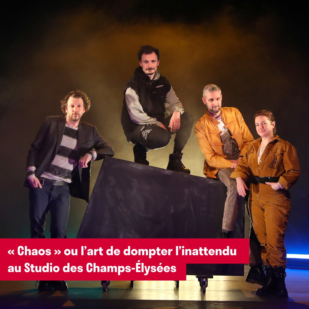 Théâtres et Producteurs Associés (@theatresfr) on Twitter photo SELECTION | « Chaos » ou l’art de dompter l’inattendu à la <a href="/comedie_studio/">Comédie&Studio</a> des Champs-Élysées
👉 tpa.fr/actualite-thea… SELECTION | « Chaos » ou l’art de dompter l’inattendu à la <a href="/comedie_studio/">Comédie&Studio</a> des Champs-Élysées
👉 tpa.fr/actualite-thea…