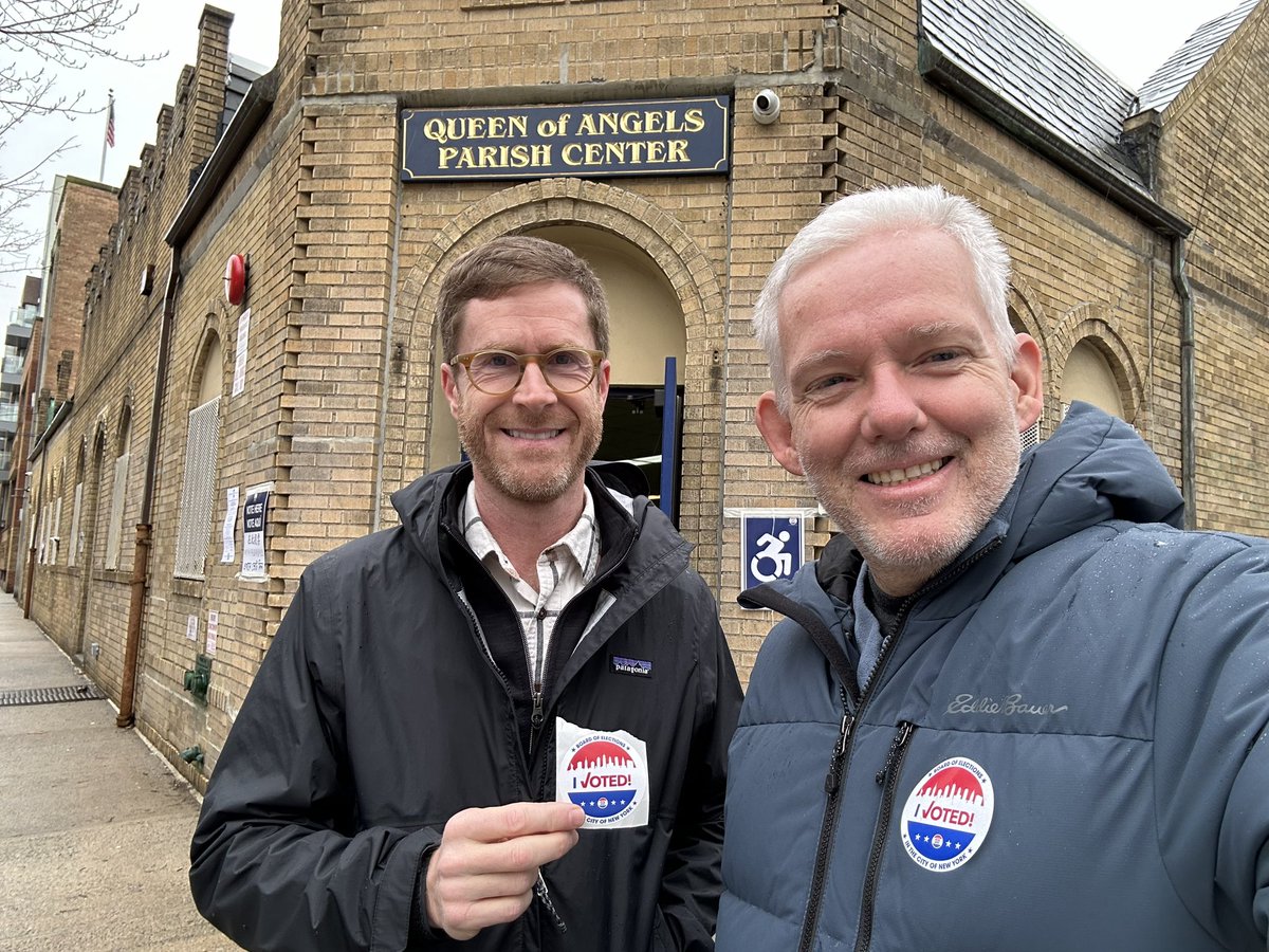 It’s been our tradition to vote together as a couple for 25 years and the rain didn’t stop us from voting today as well. It’s always important one way or another.