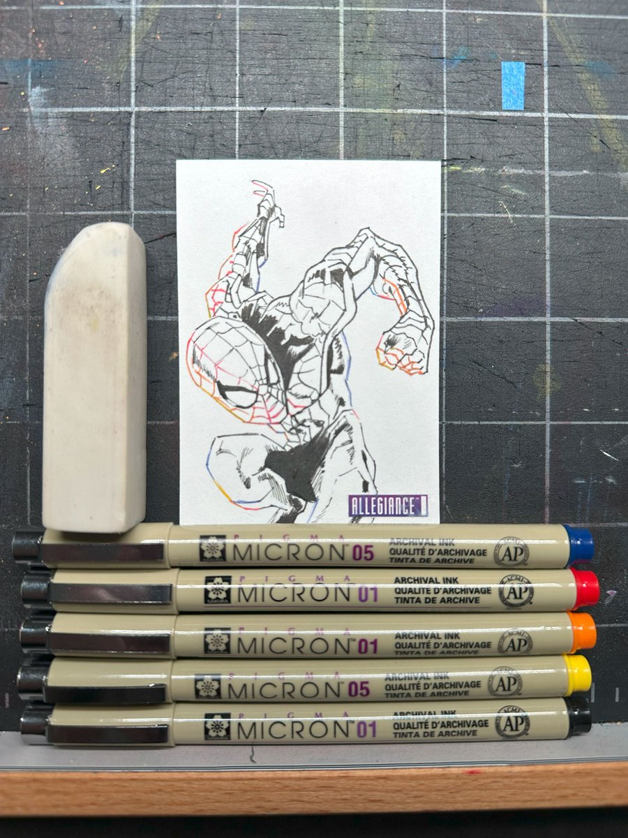 chrisdoray_art's tweet photo. Look out, here comes the Spider-Man. My #sketchcard for @UpperDeckEnt #MarvelAllegiance #InfinityTrilogy set. @sakuraofamerica Microns & @ohuhuart markers. DM me for #artistproof #commissionsopen. https://t.co/yv8wHjyqLv