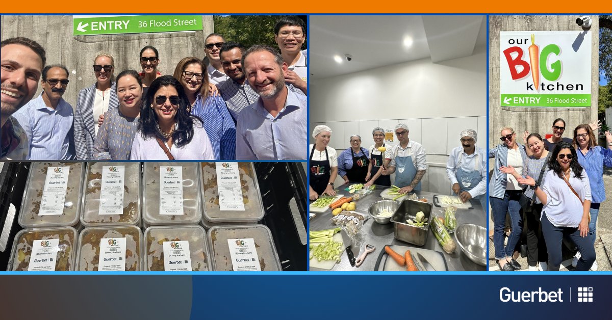 Guerbet Australia team partnered with “Our Big Kitchen” to prepare meals for charities and organisations helping vulnerable people that are experiencing hardship. Thanks to our Australian team. We now know who the chefs are in our group 😊