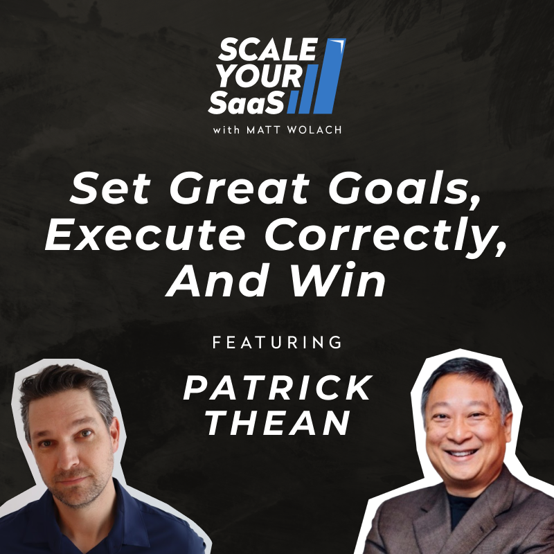 Scale_Your_SaaS's tweet photo. This week's #ScaleYourSaaS: @pthean of @RhythmSystems &amp; Matt unlock the secrets of goal setting, why execution trumps strategy, and how to create a winning business rhythm. Don't miss out!

#ScaleYourSaaS https://t.co/Q5fXPT1ToQ