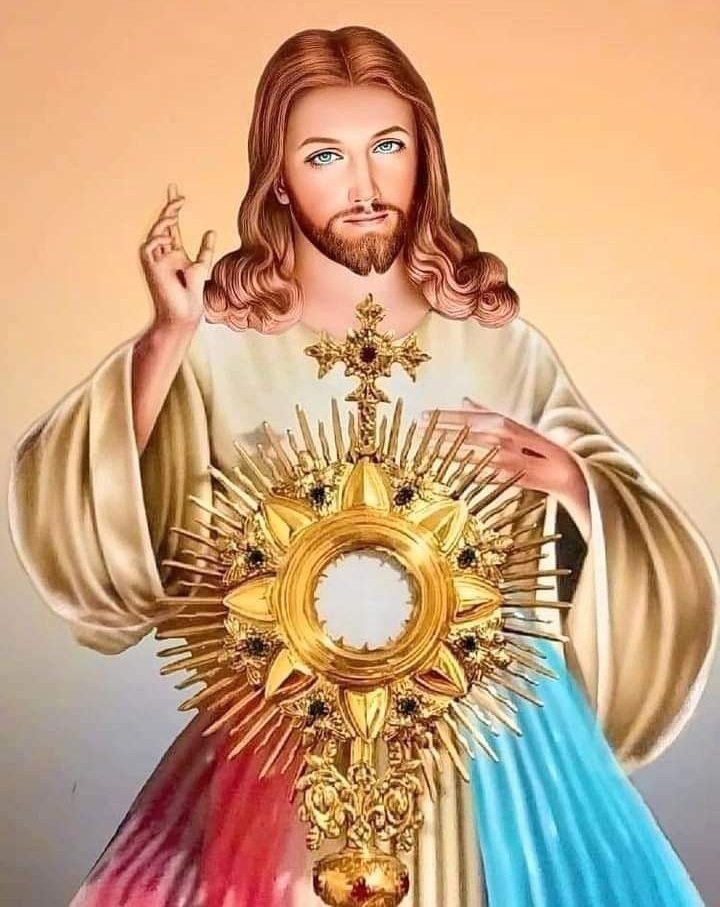 flor_ell879's tweet image. "The greatest love story of all time is contained in a tiny white Host."
🕊️ St Mother Teresa of Calcutta 🌹

Sacred Host, Sacrament of love,
Have mercy on us!
🙏✝️🕯️🕊️

#AprilMonth #BlessedSacrament #HolySpirit #OctaveOfEaster