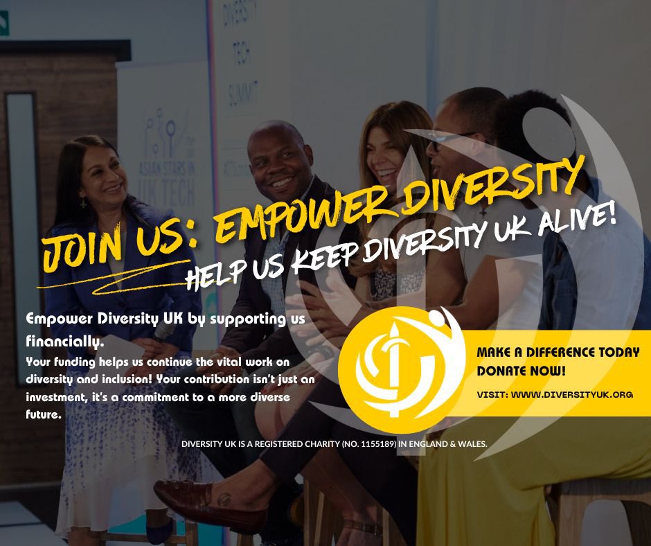 📣Announcement 📣 Join us in empowering diversity with Diversity UK! Our GoFundMe page is now live, and we're calling on change-makers like YOU to support and fund our mission. Click the link to support us!     gofundme.com/f/join-us-to-e… #EmpowerDiversity #DiversityUK #Fundraising