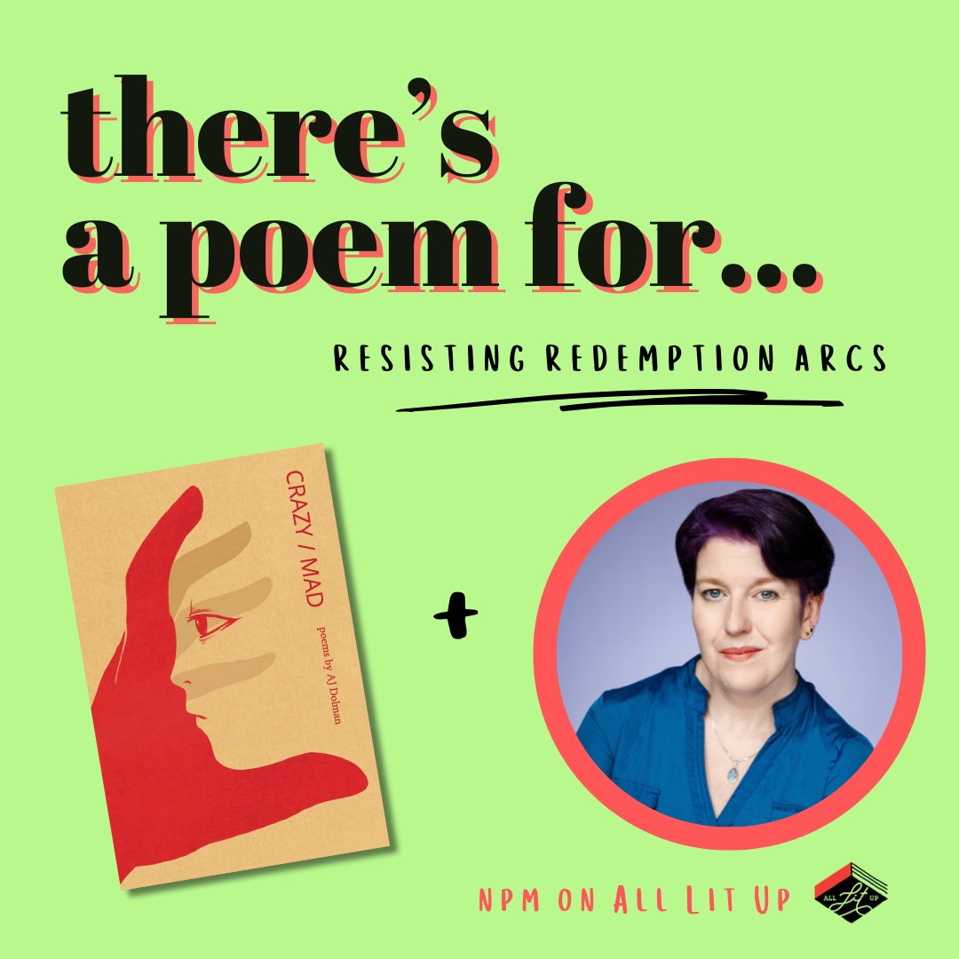 First up on #alupoemforthat: an interview with @ajdolman about their collection CRAZY/MAD (@gordonhillpress), featuring a poem for resisting redemption arcs. 'No song or star or launch to spark / just a lonely ring around my finger' alllitup.ca/theres-a-poem-…