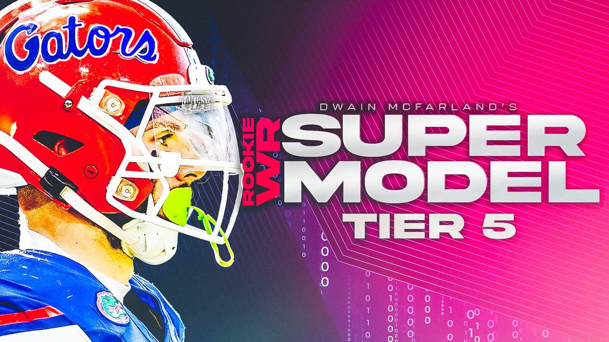 Full breakdown of all the 2024 WR NFL Draft class based on the most important data points for future production. New tier each day this week. 👀 Tier 5 is LIVE in the WR Super Model 🔥 fantasylife.com/articles/redra…