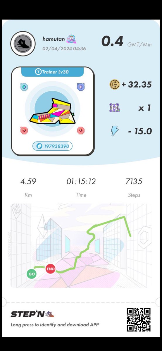 Aslancrypto87's tweet photo. @Stepnofficial #STEPNEaster24 https://t.co/5YwWU5szJc