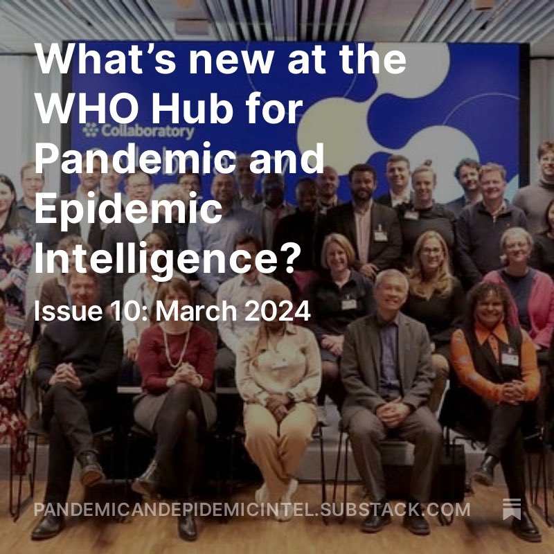 Don't miss the latest news from the #WHOPandemicHub! In Q1 2024, we have been accelerating initiatives, building partnerships & communities, and taking stock of progress & lessons learned to advance #CollaborativeSurvillance for global implementation. bit.ly/3U1OsyH
