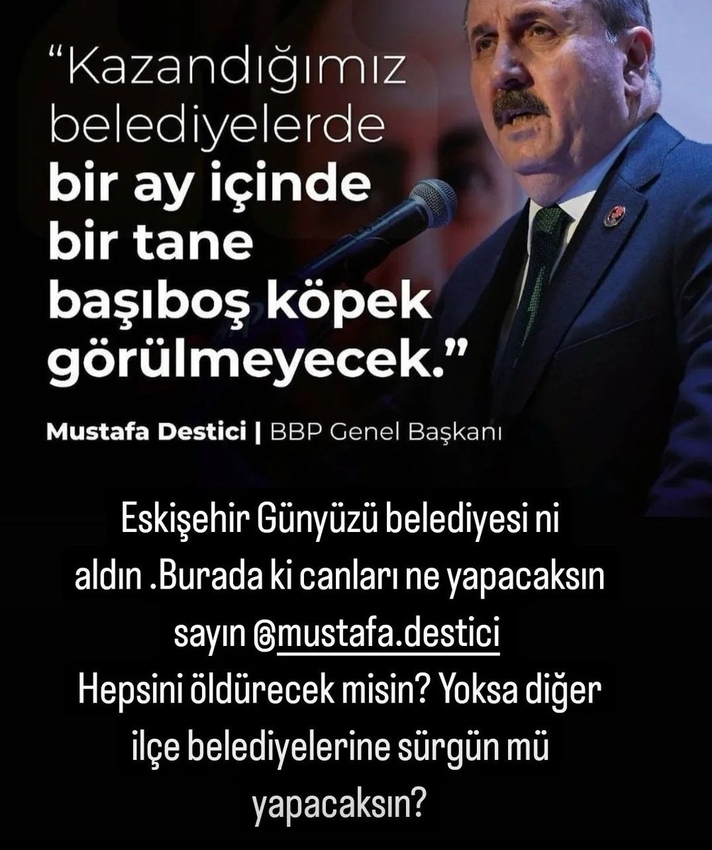 Keşke sizinle ayni şehrin havasını solumasaydık @Mustafa_Destici