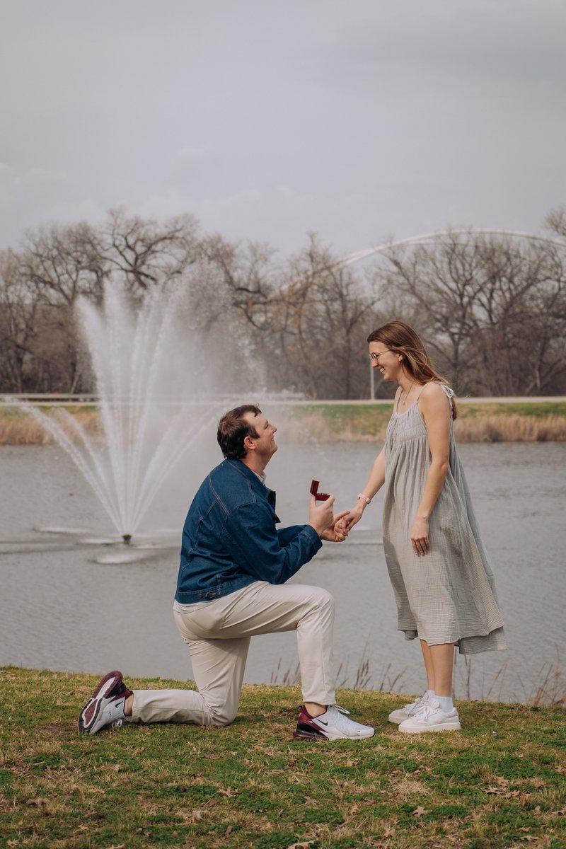 Congratulations to Brandon Holy ’17 who recently got engaged to Cate Bailey! They met in college during their time at Texas A&M! #amdg #wearesj