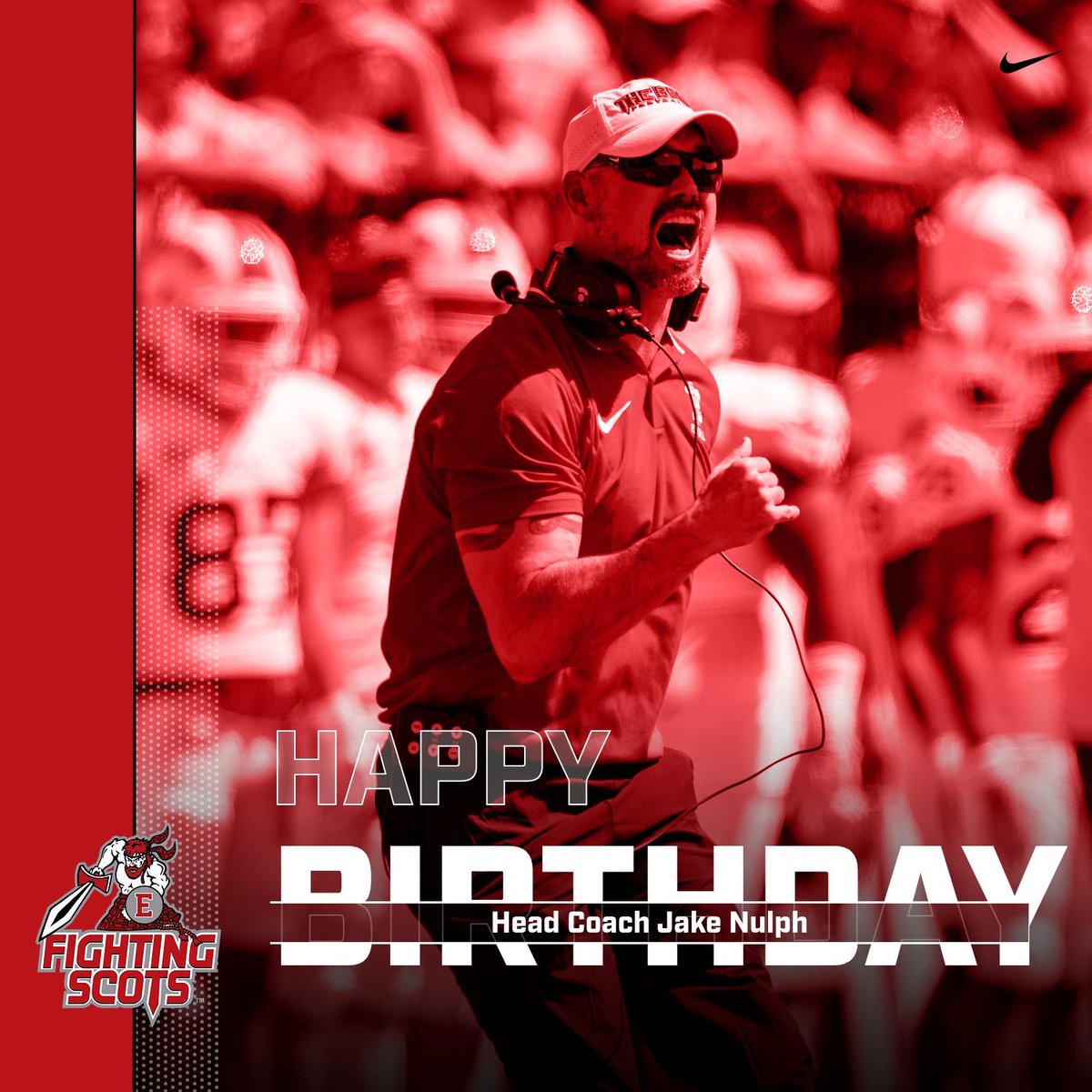 Help us wish your Edinboro Head Football coach a Happy birthday! Happy Birthday coach! @CoachNulph