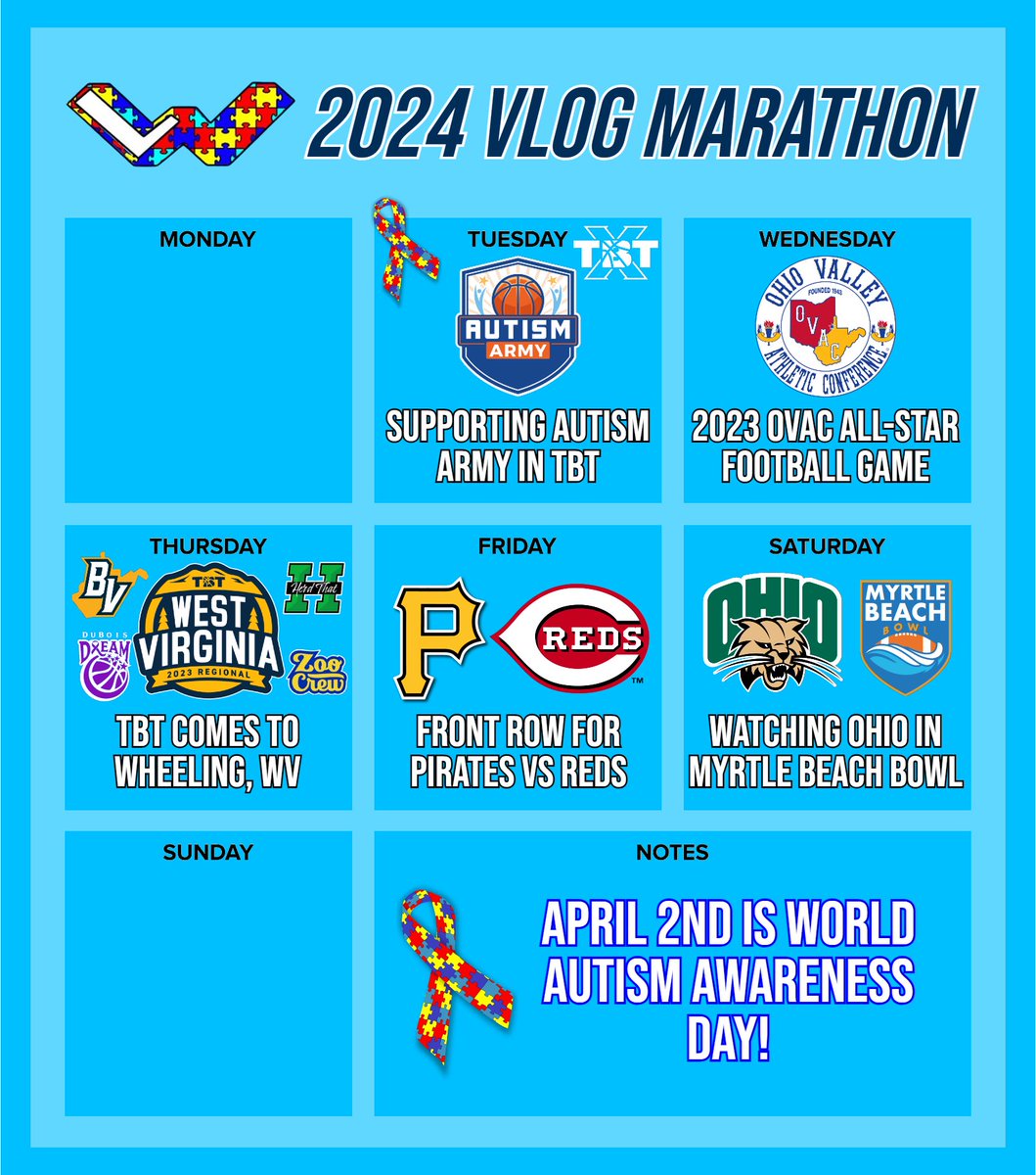 In celebration of World Autism Awareness Day, this week I’ll be uploading a vlog every day from now until Saturday. 🧩 The first vlog will be going out today at 5pm of when I went to @thetournament to meet my favorite basketball team, Autism Army. 🏀 #WorldAutismAwarenessDay