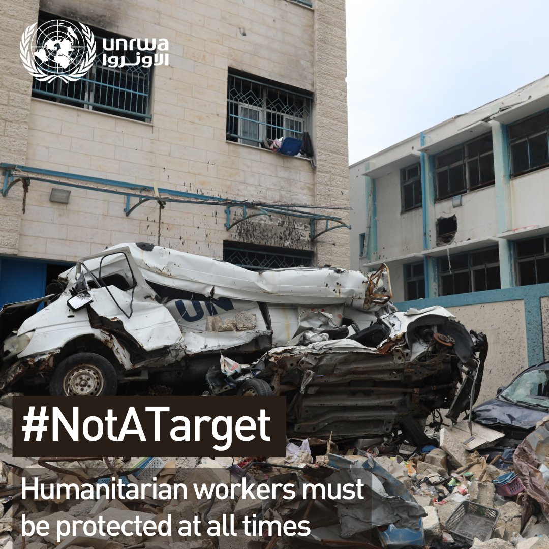 In this war of “superlatives”, we are recording the highest number of aid workers killed in any conflict. 176 @UNRWA staff have been killed since the start of the war in #Gaza, several in the line of duty. Humanitarian workers are #NotATarget and must be protected at all times.