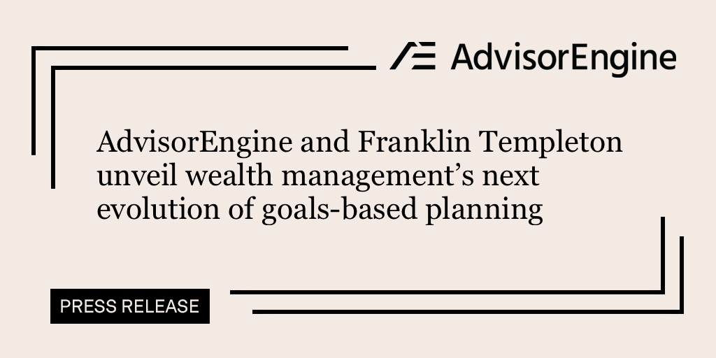 .@AdvisorEngine and @FTI_US released today the next generation of its scalable financial planning ecosystem, offering advisors and their clients an intuitive and adaptable planning experience within a comprehensive wealth management platform. Learn more >> aetech.cc/4auSqFu