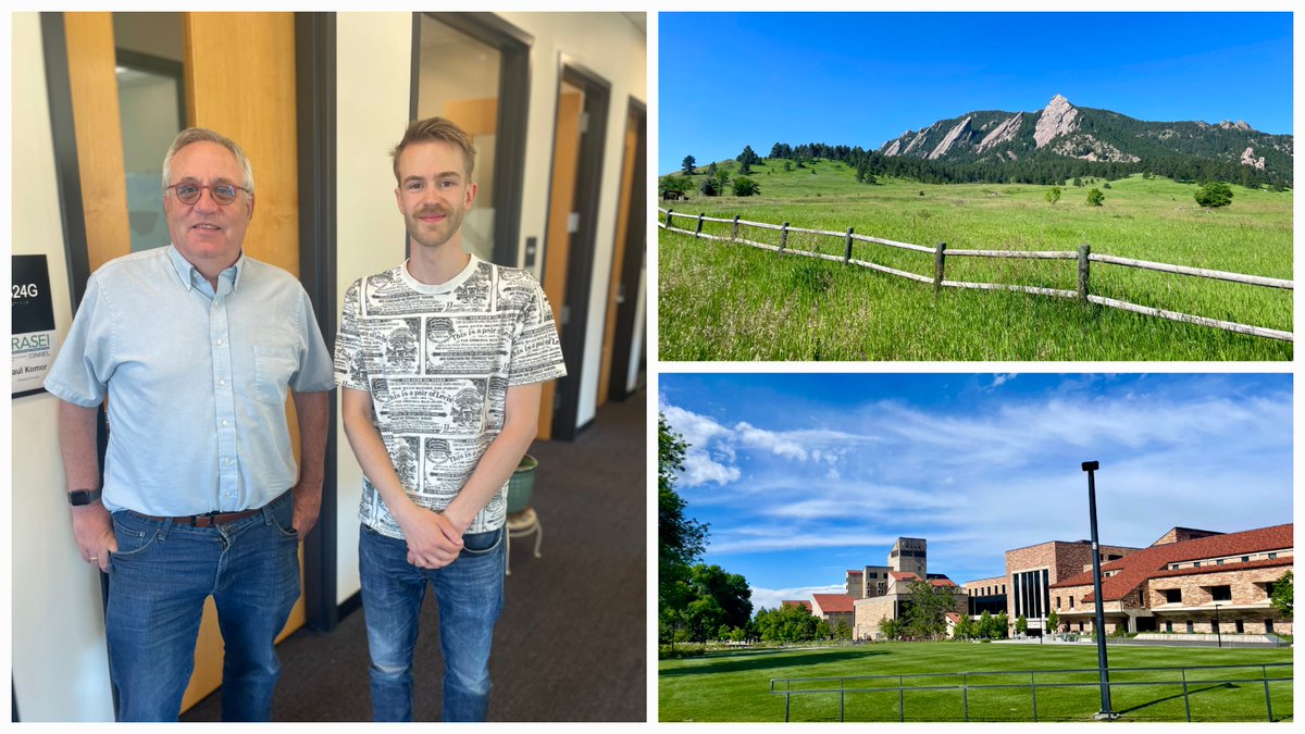 Did you know that all #PhDstudents in the TIDE group can spend a funded 3-month #researchstay abroad? Marvin for example went to beautiful Boulder, #Colorado. He was working in the group of Prof. Seth Marder @CUBoulder for three month. #phdlife #research