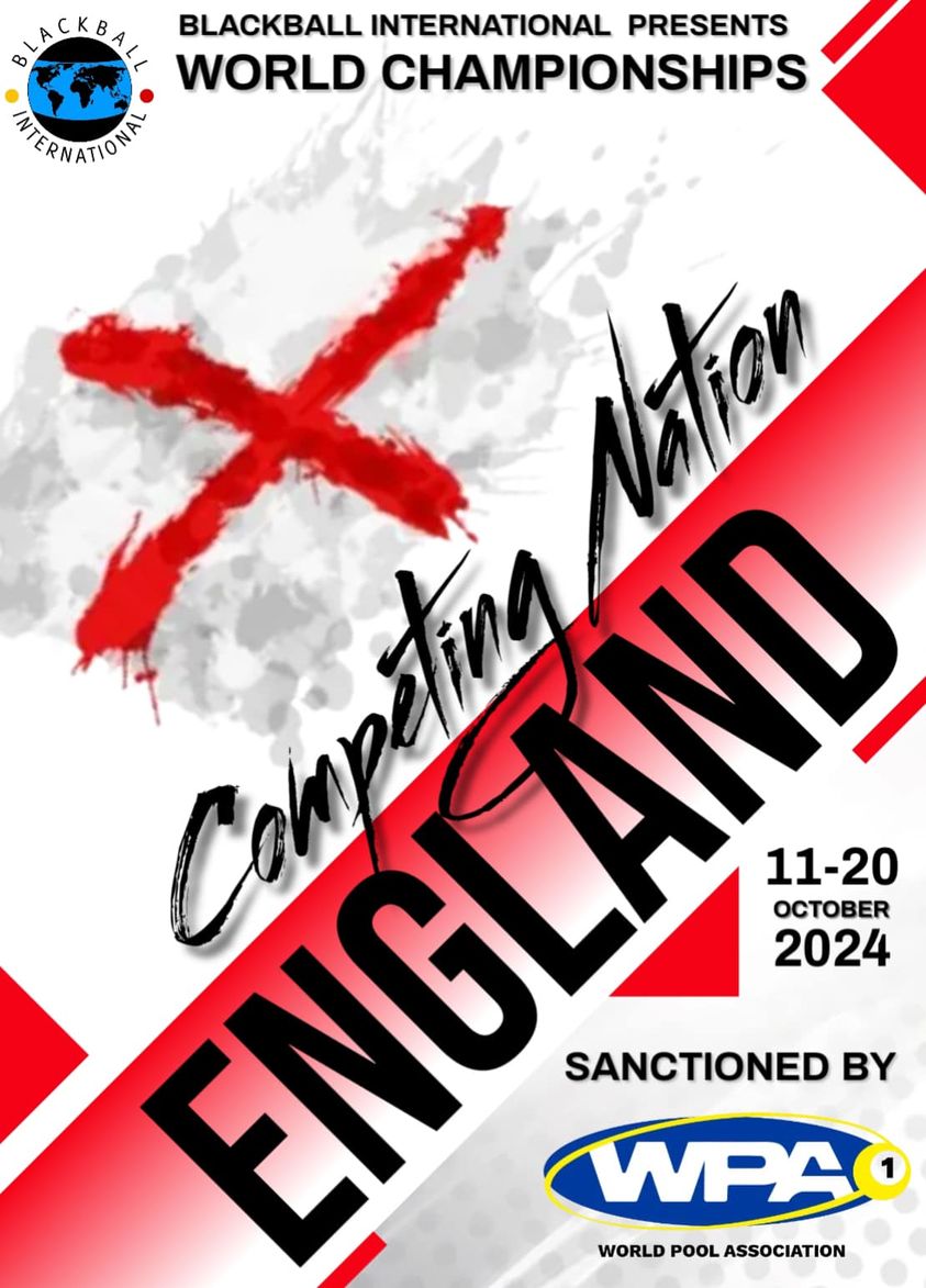 England will be attending the World Pool Association sanctioned and official 2024 World Blackball Championships in Bridlington, England.
#England
#blackballpool #blackball
#8ball #pool #Bridlington