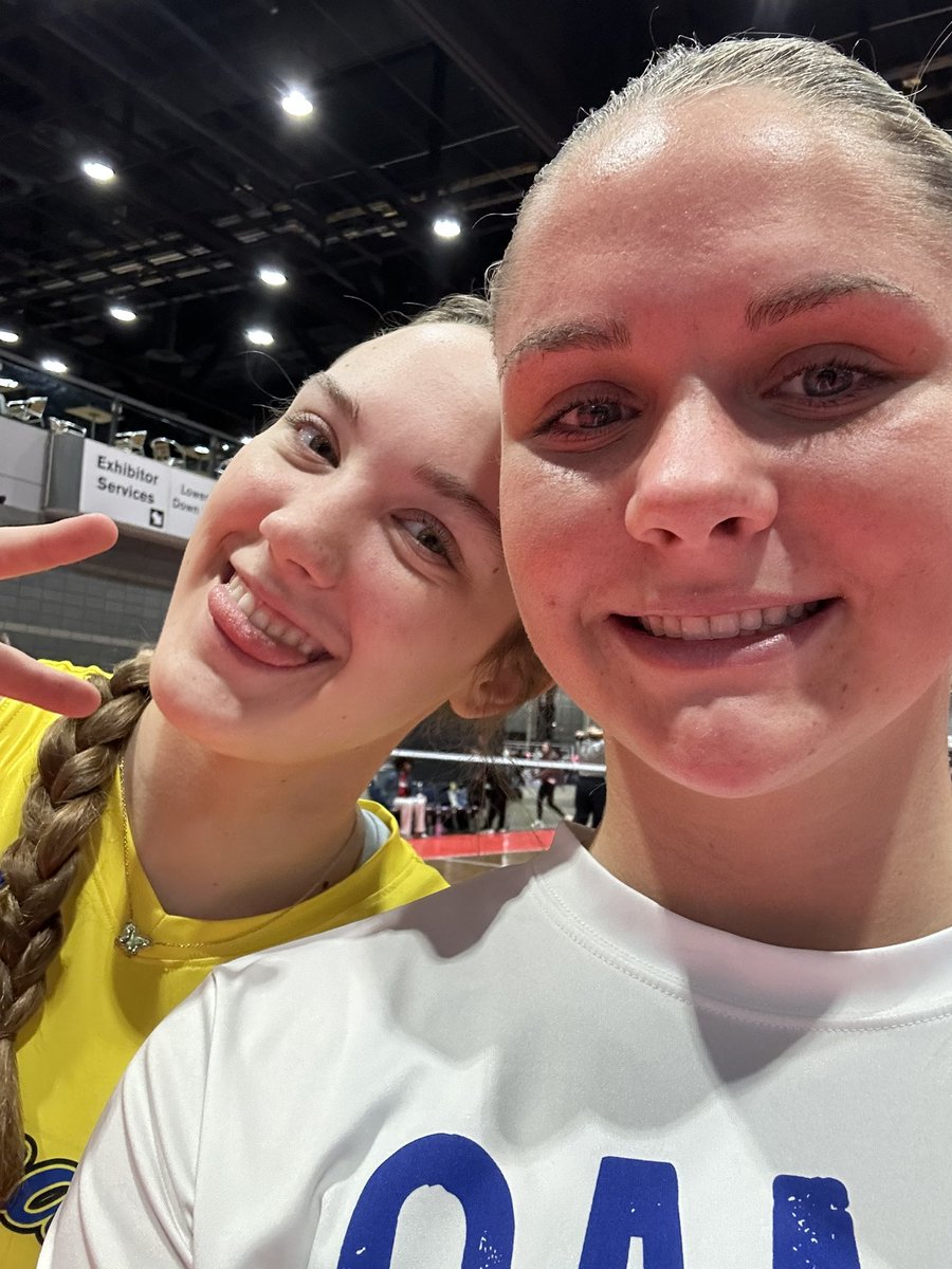 Delaney Rhoden (@delaney_48) on Twitter photo To say I’m having fun with this crew is a BIG understatement! We made it to Windy City Gold bracket but came out a bit short. We’re fighters though & we’ll get there!
Up next: Show Me qualifier!! See you there! <a href="/dynastyvbc/">DYNASTY Volleyball</a> To say I’m having fun with this crew is a BIG understatement! We made it to Windy City Gold bracket but came out a bit short. We’re fighters though & we’ll get there!
Up next: Show Me qualifier!! See you there! <a href="/dynastyvbc/">DYNASTY Volleyball</a>