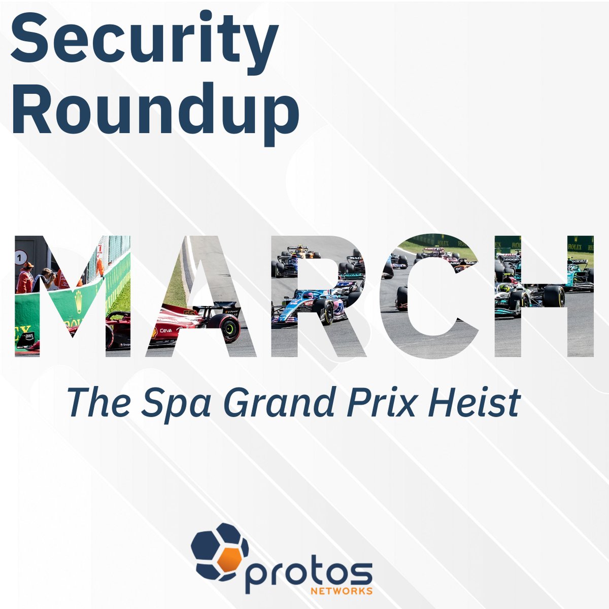How was your Easter? 🐣
 
Why not take a minute to hear about last month’s biggest Cyber Security news in our roundup🛡️

Topics included: The Spa Grand Prix Heist, Fortinet Woes, Roku Breaches and more!   

Tap on the link below to get straight to it!
protosnetworks.com/security-round…