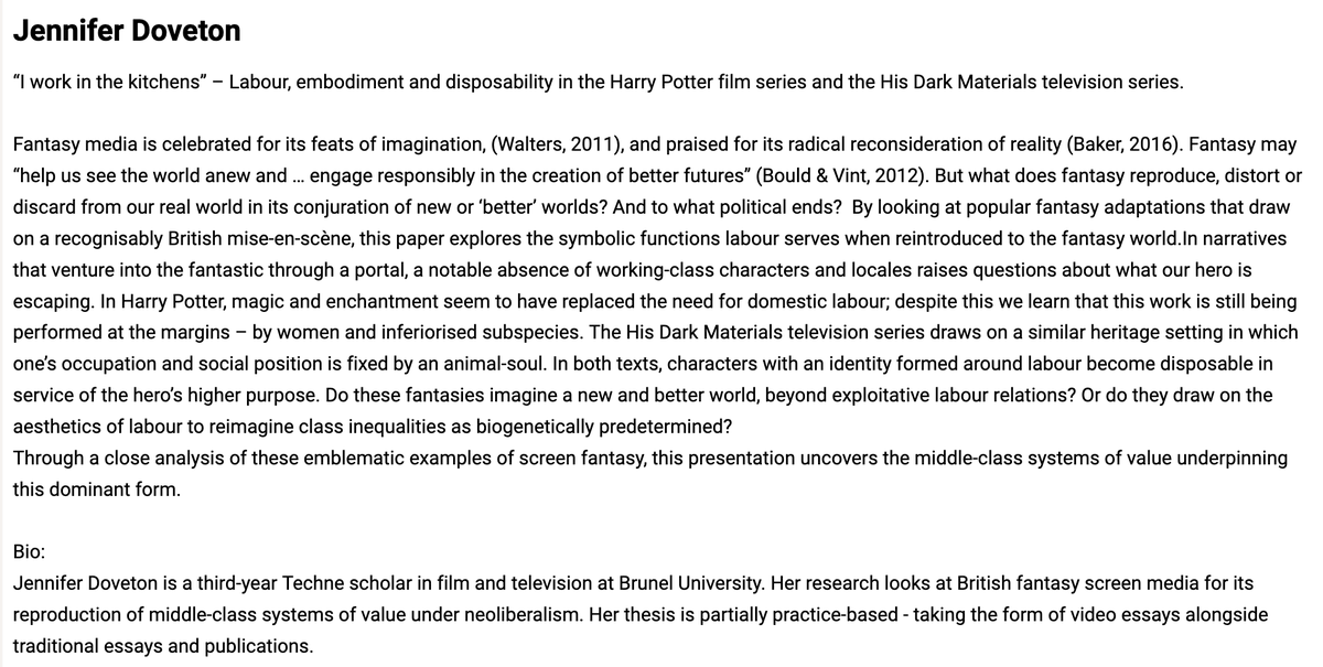 BritCinemaTVSIG's tweet photo. On Weds 03/04, Panel B1 - 'Representing the Working Classes' includes @folkhorrorfiend on the ominous effects of rural labour in folk horror &amp; @JDHDoveton on labour, embodiment and disposability in the Harry Potter &amp; His Dark Materials franchises. https://t.co/qVykSPUqAV