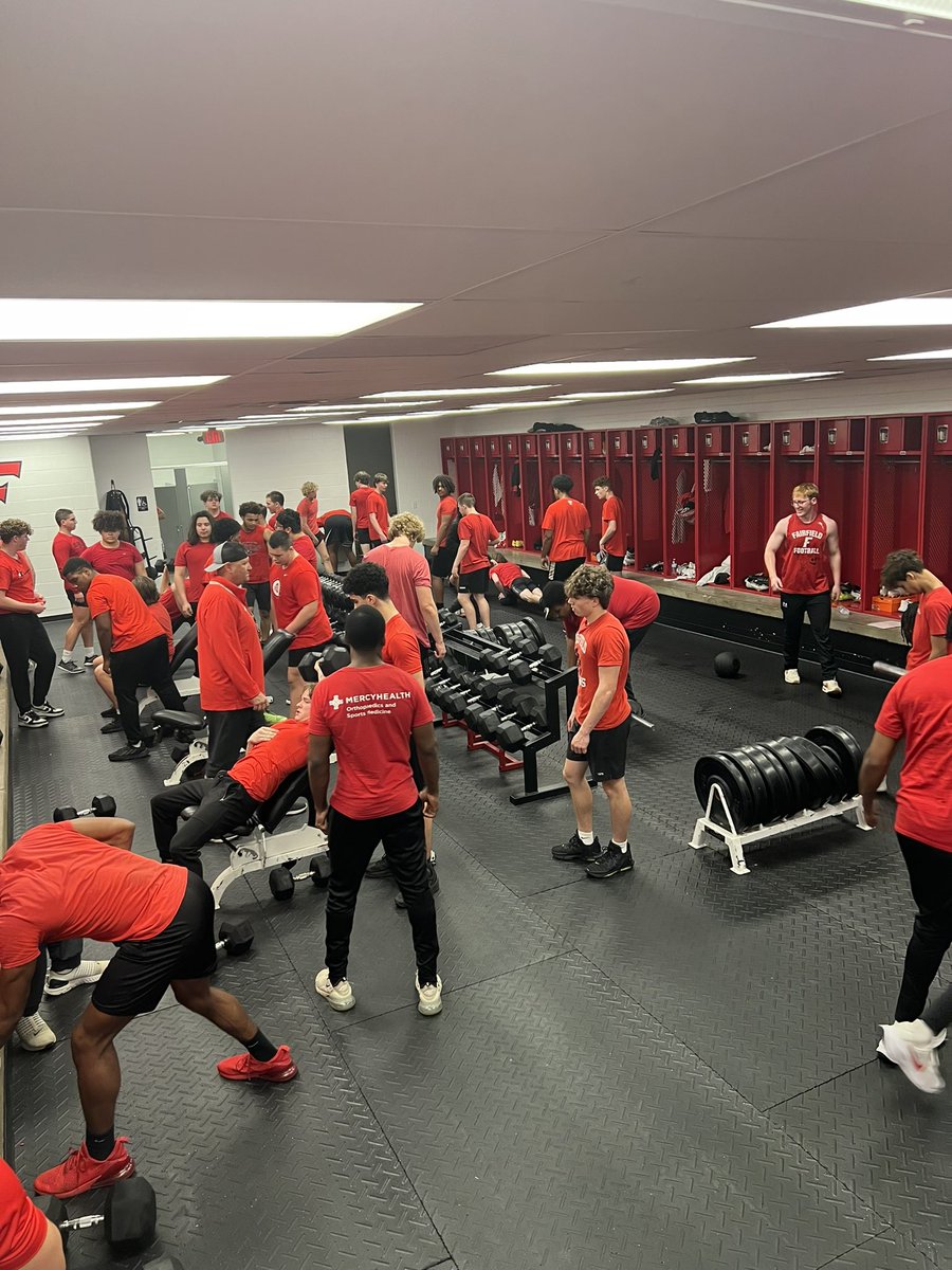 Fantastic turnout for Spring Break workout. The Brotherhood is strong! #FTB