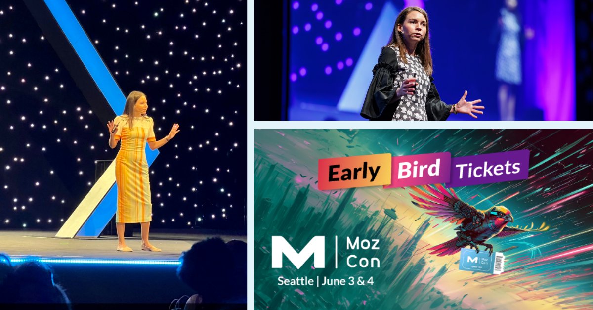 We heard folks need a little extra time to get approval, so #MozCon Early Bird tickets have been extended - $400 off! Join us in Seattle for an unrivaled speaker lineup, equip yourself to succeed with the rapidly changing marketing landscape, and get a BREAK from the burnout!