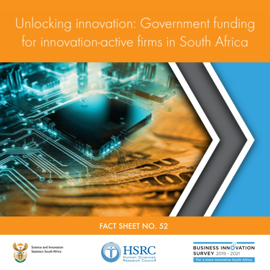 CeSTII_HSRC's tweet image. 📊 This fact sheet provides insight into the state of innovation funding in the industry and services sectors, based on the South African Business Innovation Survey (BIS) 2019-2021 data 👉 loom.ly/cNGCzkk