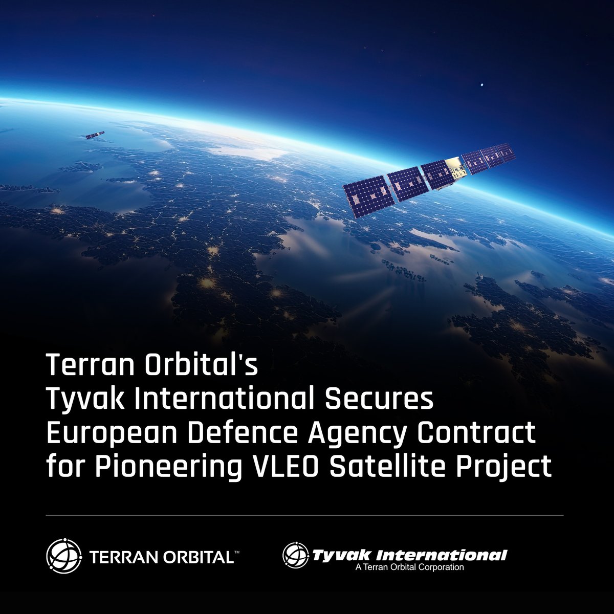Tyvak International, a subsidiary of Terran Orbital Corporation, embarks on a groundbreaking journey with the European Defence Agency Hub for EU Defence Innovation. Stay tuned for the next phase as we lead the way in satellite design and development! #Tyvak #ESA #EDA #VLEO
