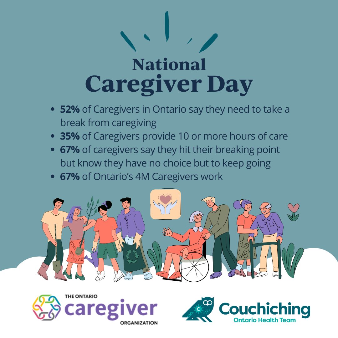 🤝🏽 Today is #NationalCaregiverDay, & we are celebrating the amazing Caregivers in our community. The Members of Parliament of Canada have adopted this day to mark our formal recognition of caregivers and their contributions! #OHTs